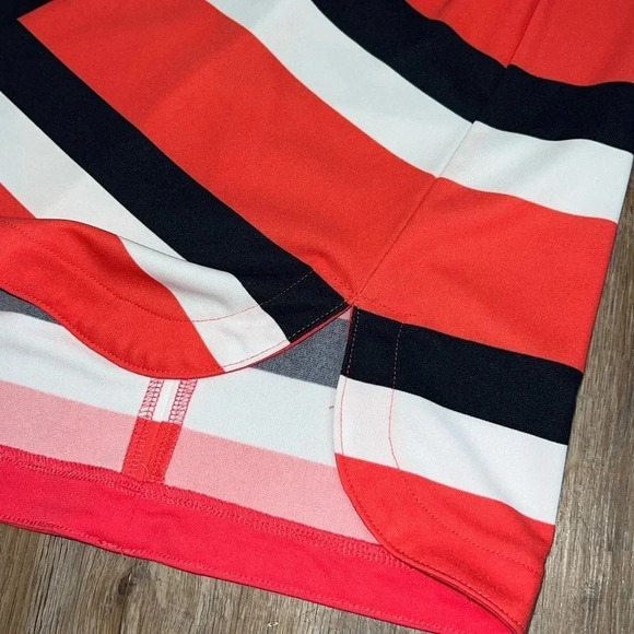 Ann Taylor • Striped Zipper Back Tank Blouse - Picture 4 of 9